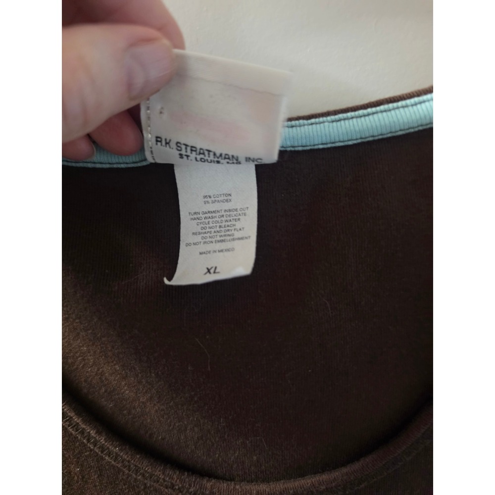 Harley-Davidson Women Brown Route 65 Indianola IA Graphic Tank Top XL Sparkle - Picture 3 of 5